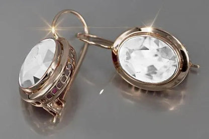 New Fashion 1 Pair Exquisite 1.25ct Round Cut Garnet Ruby Stud Earrings Casual 18 K Yellow Gold Earrings Banquet Jewelry Earrings for Women