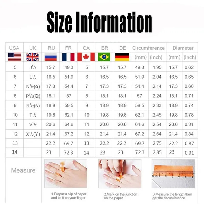 Exquisite Women's Fashion Silver Plated Cubic Zirconia Ring Bride Romantic Wedding Engagement Anniversary Gift Jewelry