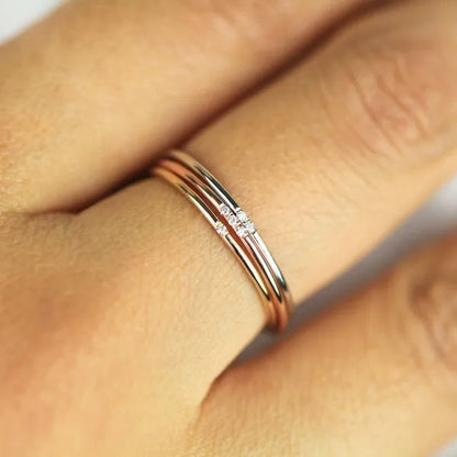 Exquisite Fashion Lady Minimalist Deluxe Diamond Ring 14K Gold Marquis Cut 3T Inlaid Pure Natural Gemstone Ring for Women'S Wedding Jewelry