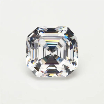 Unheated 8.30 Cts Natural Gemstone White Sapphire 10X10Mm Square Cut Gem Sri-Lanka VVS