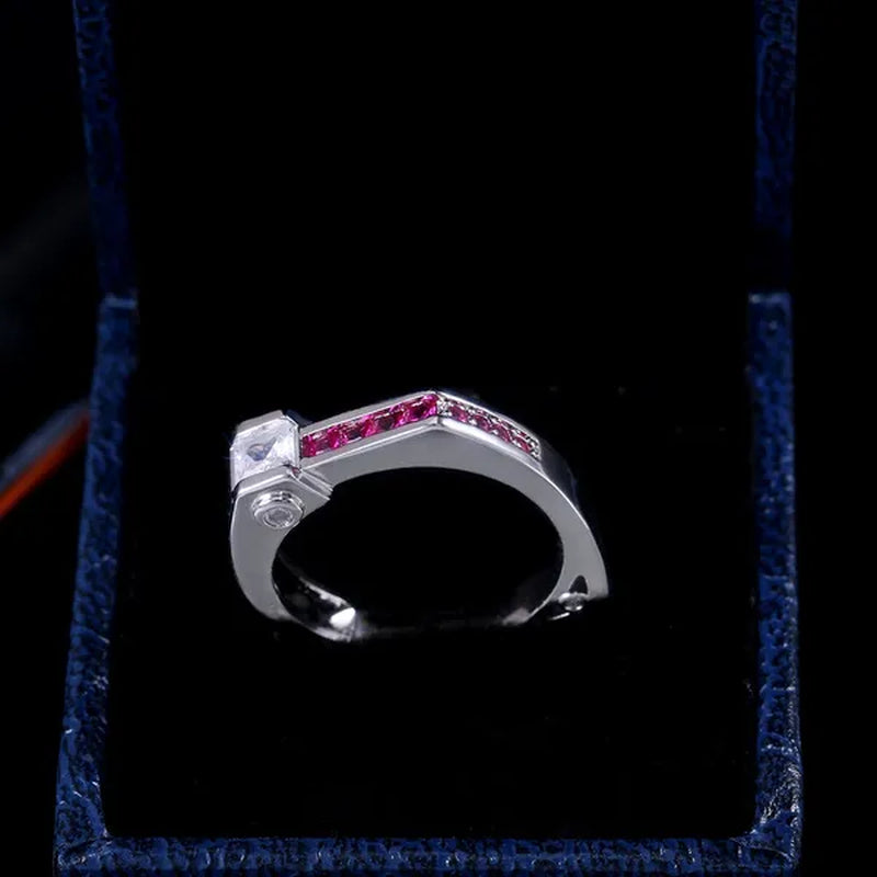 Elegant Creative Simple Women Fashion Zircon Jewelry Zircon Ring Ms. Engagement Wedding Ring Halloween Gift Anniversary Gift Jewelry Size US5-11 - WORLD TIME VISITS