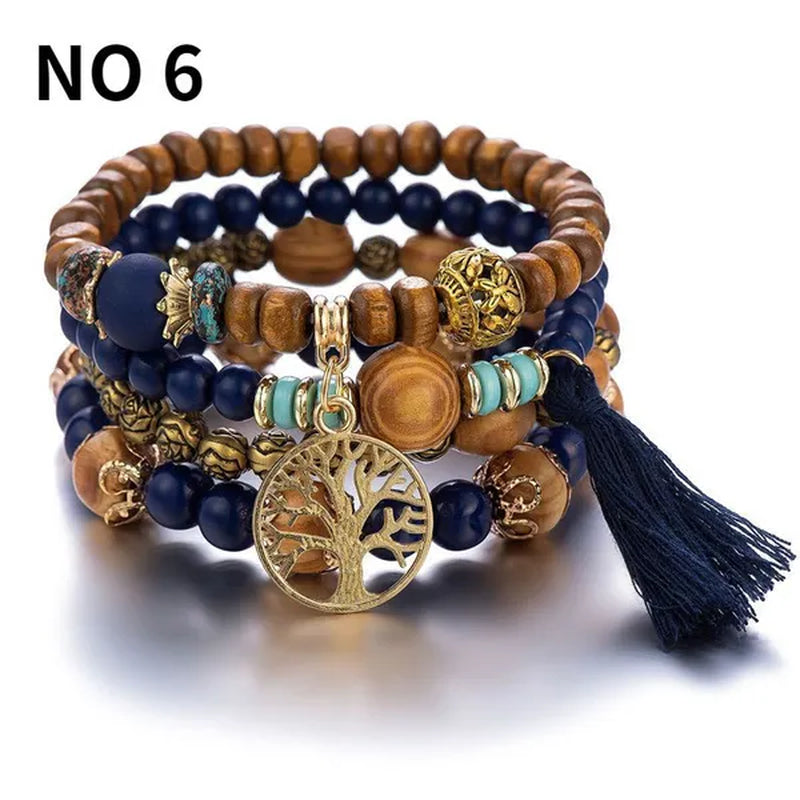Multi-layer Beaded Bracelets for Women