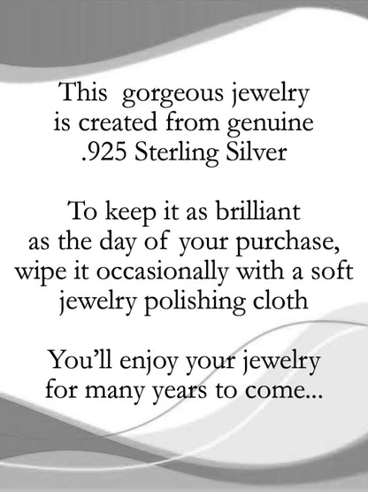 Briolette Cut Simulated Gemstone Dangle Bee Necklace Sterling Silver