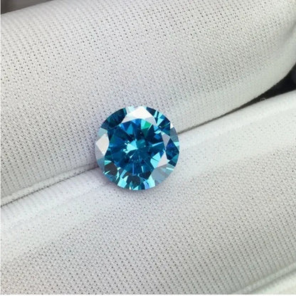 5 Pcs Beautiful Unheated Sea Blue Diamond 11×11mm Sapphire Round Cut Sri-Lanka Gemstone  gemstones gemstones gemstones gemstone