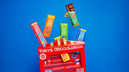 Chocolate Bar Variety Pack - Milk, Dark, Nougat, Caramel, Hazelnut, Almond & Sea Salt - 6 Individually Packed Bars