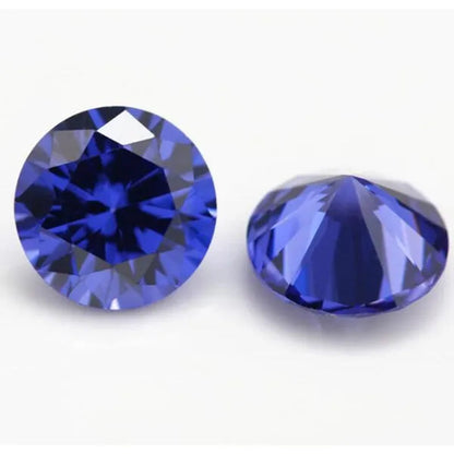6.5Ct Loose Gemstone round Cut Cubic Zirconia Stone Jewelry Production Craft Bead Grade VVS 10.0 Mm/0.393Inch - WORLD TIME VISITS