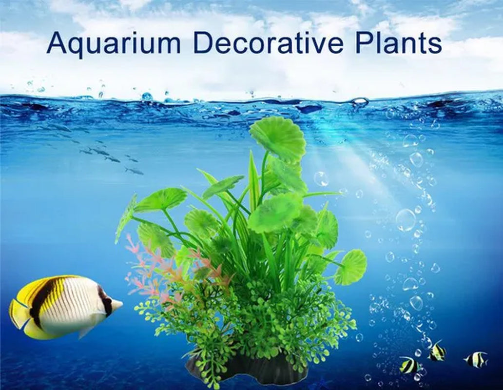 Fashion Luxury 14Cm Plants Plastic Simulation Artificial Plants Aquarium Water Ornament Fish Tank Grass Decoration