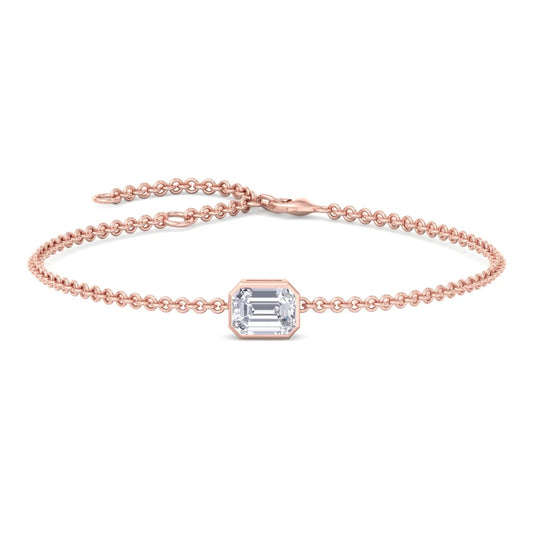 Tokyo - Emerald Cut Diamond Bracelet