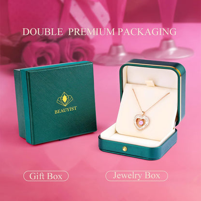 Birthstone Necklace for Women, Zirconia Diamond Pendant Necklace, Jewelry Gift