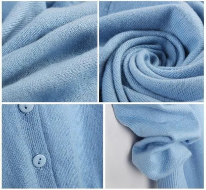 Plus Size S-XXL Spring Fashion Wool Pure Cashmere Sweater Cardigan Pullovers Pull Long Sleeve Women Sweaters Cardigans Outwear Coat