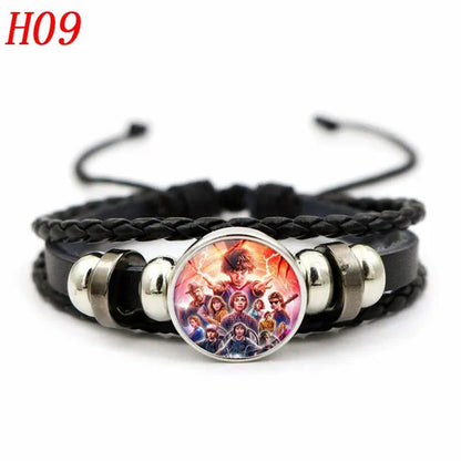 12 Styles Stranger Things 4 Hellfire Club Time Gem Bracelets & Bangles for Unisex Women Men Fashion Jewelry Gifts - WORLD TIME VISITS