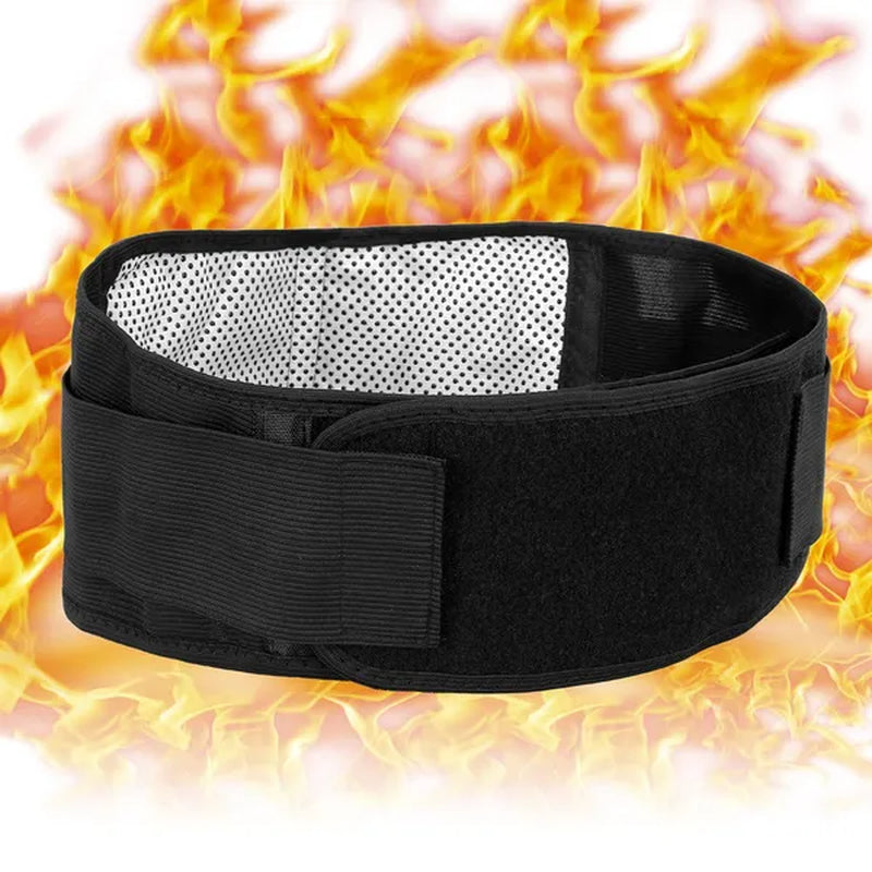 Tourmaline Self-heating Magnetic Therapy Waist Support Belt Lumbar Back Waist Support Brace Double Banded Adjustable Size