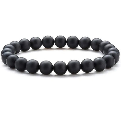 6mm 8mm Natural Stone Chakra Beaded Charm Bracelets Tiger Eye Amethyst Lapis Lazuli Healing Beads Bracelet Women Yoga Jewelry