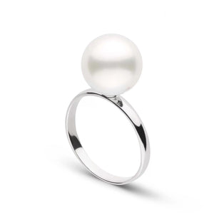 Classic Collection 10.0-11.0 Mm White South Sea Pearl Ring
