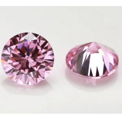 6.5Ct Loose Gemstone round Cut Cubic Zirconia Stone Jewelry Production Craft Bead Grade VVS 10.0 Mm/0.393Inch - WORLD TIME VISITS