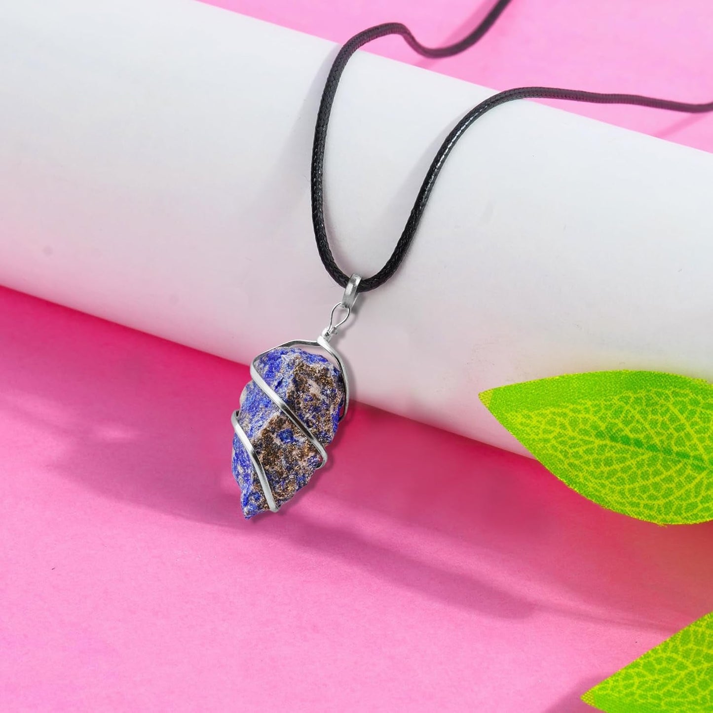 Black Tourmaline Necklace - Tourmaline Necklace - Healing Spiritual Crystal Necklaces - Black Tourmaline Jewelry - Raw Crystal Necklace Pendant