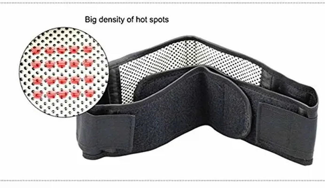 Tourmaline Self-heating Magnetic Therapy Waist Support Belt Lumbar Back Waist Support Brace Double Banded Adjustable Size