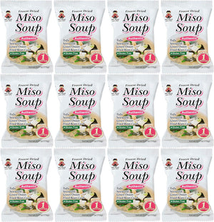 Freeze Dried Authentic Soup Miso, 0.27 Ounce (Pack of 12)