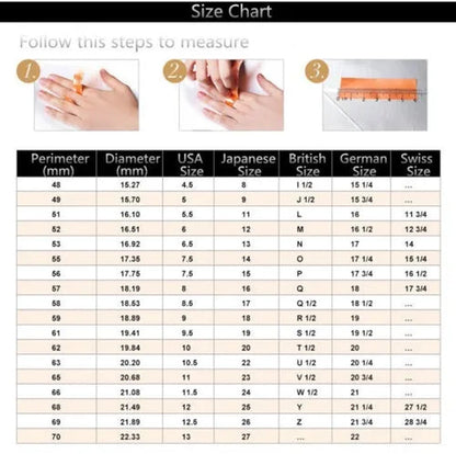 925 Sterling Silver Round CZ Zircon Ring Sets for Women Wedding Engagement Rings Set New Fashion Jewelry Size 5-12