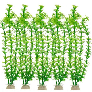 5Pcs 30cm Artificial Fake Plastic Water Grass Plants for Fish Tank Aquarium Decoration
