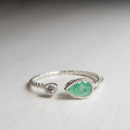 Delysia King  Water drop pear shaped ring