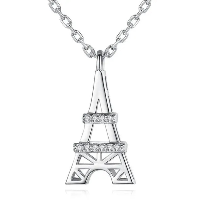 Eiffel Tower Pendant Neckalce for Women Daily Causal Necklace Jewelry Gift