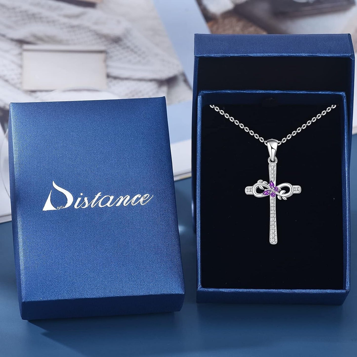 Cross Necklace for Women 925 Sterling Silver Jewelry Pendant Necklace for Mom Wife Gift for Mother'S Day or Birthday