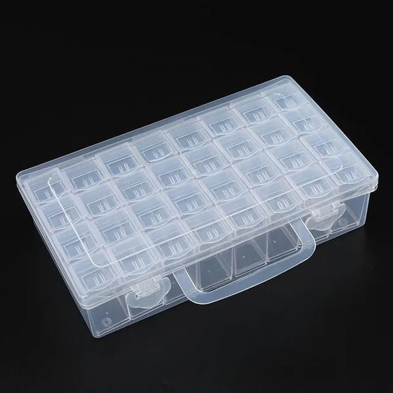 56/48/40/32/12 Diamond Painting Tools Accessories Beads Container Rhinestone Diamond Embroidery Stone Storage Convenience Box - WORLD TIME VISITS