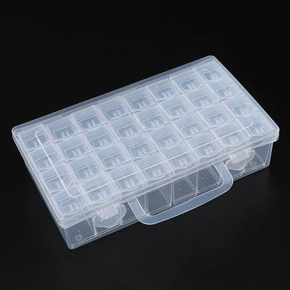 56/48/40/32/12 Diamond Painting Tools Accessories Beads Container Rhinestone Diamond Embroidery Stone Storage Convenience Box - WORLD TIME VISITS