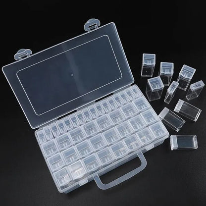 56/48/40/32/12 Diamond Painting Tools Accessories Beads Container Rhinestone Diamond Embroidery Stone Storage Convenience Box - WORLD TIME VISITS