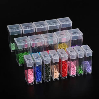 56/48/40/32/12 Diamond Painting Tools Accessories Beads Container Rhinestone Diamond Embroidery Stone Storage Convenience Box - WORLD TIME VISITS