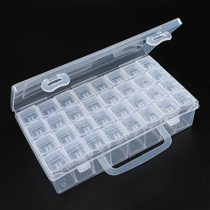56/48/40/32/12 Diamond Painting Tools Accessories Beads Container Rhinestone Diamond Embroidery Stone Storage Convenience Box - WORLD TIME VISITS
