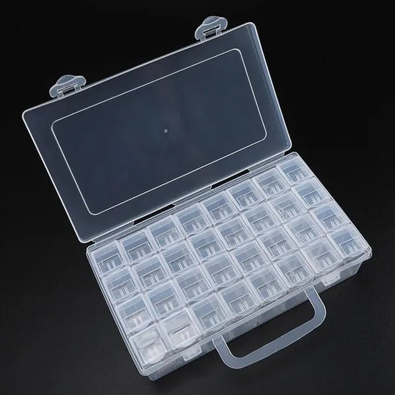 56/48/40/32/12 Diamond Painting Tools Accessories Beads Container Rhinestone Diamond Embroidery Stone Storage Convenience Box - WORLD TIME VISITS