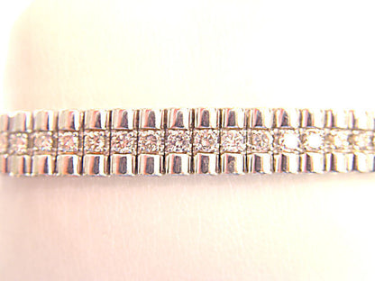 MENS ROUND BRILLIANT SHAPE DIAMOND BRACELET