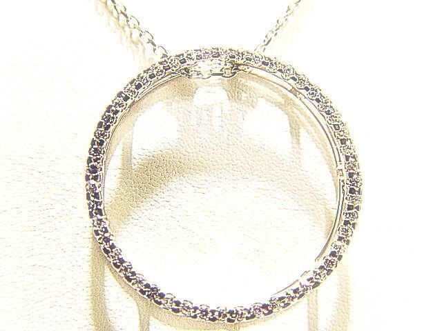 .70 CT G COLOR VS1 CLARITY DIAMOND CIRCLE PENDANT INCLUDED 16 INCH CHAIN 18 K