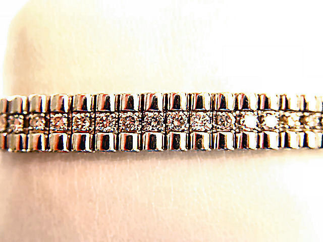 MENS ROUND BRILLIANT SHAPE DIAMOND BRACELET