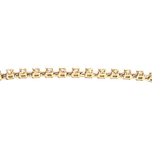 DIAMOND ROUND BRILLIANT SHAPE BRACELET DIAMOND TENNIS BRACELET