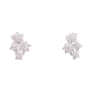 1.10 CT DIAMOND ROUND BRILLIANT SHAPE SHOOTING STAR HUGGIE