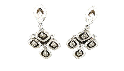 DIAMOND ROUND BRILLIANT SHAPE EARRING