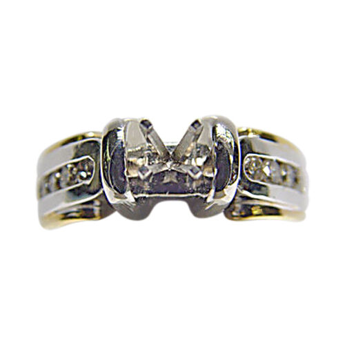 DIAMOND ROUND BRILLIANT SHAPE 8 STONE SET SETTING 4 PRONG