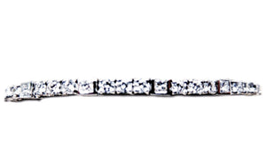 4.65 ct round brilliant shape diamond g color vs1/2 clarity diamond bracelet 18k