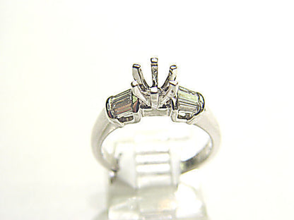 DIAMOND 6 TAPERED BAGUETTE SETTING 6 PRONG FOR A 6.70MM DIAMOND