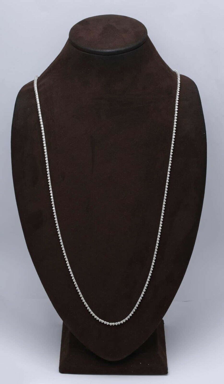 Diamond Tennis Opera Necklace