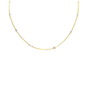 DIAMOND ROUND BRILLIANT SHAPE 10 STONE DIAMOND BY YARD
