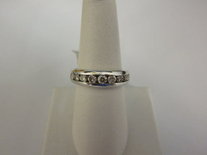 DIAMOND ROUND BRILLIANT CHANNEL SET DIAMOND BAND MENS DIAMOND BAND