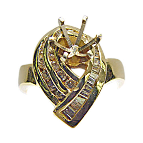 DIAMOND ROUND BRILLIANT SHAPE BAGUETTE SHAPE SETTING