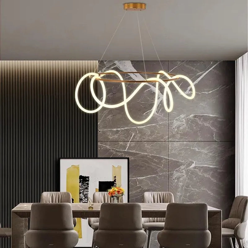LED Pendant Light Simple Modern Lamp Dining Table Bar Chandelier  Lamp