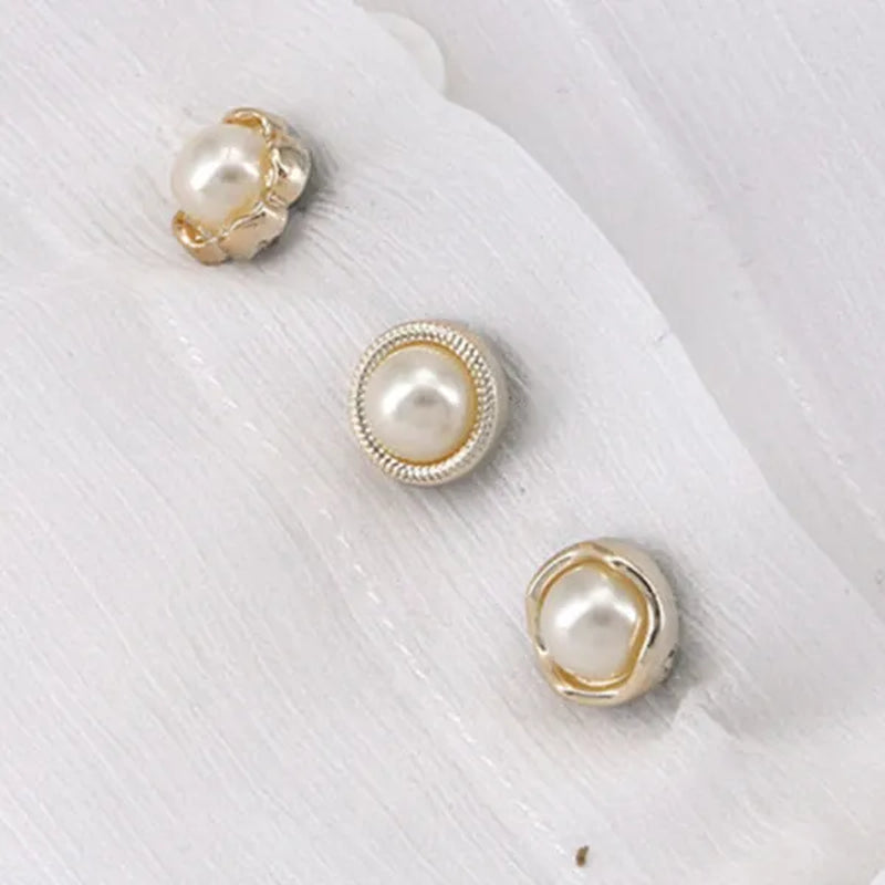 100/30/10Pcs Cute Practical Anti-Glare Brooch Dress Neckline Pearl Pin Clothes Fixed Brooch Women Girl Fashion Jewelry Accessories - WORLD TIME VISITS