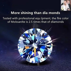 Moissanite Jewelry round Brilliant Cut Diamonds in Bulk