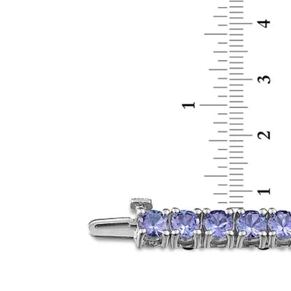 Tanzanite Bracelet in Sterling Silver
